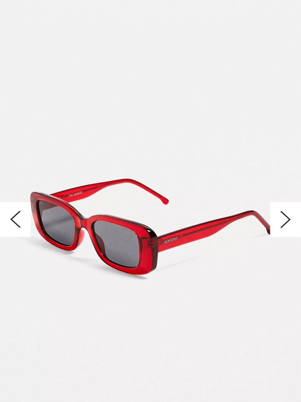 Komono Marco red sunglasses
